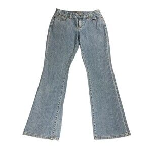 Lauren Jeans Co. By Ralph Lauren Size 6 Bootcut Jeans Light Wash Mid Rise